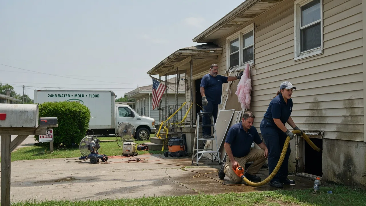 Water Damage Repair in Mansfield, LA near me